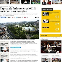 Capital de fusiones creci 11% en febrero en la regin